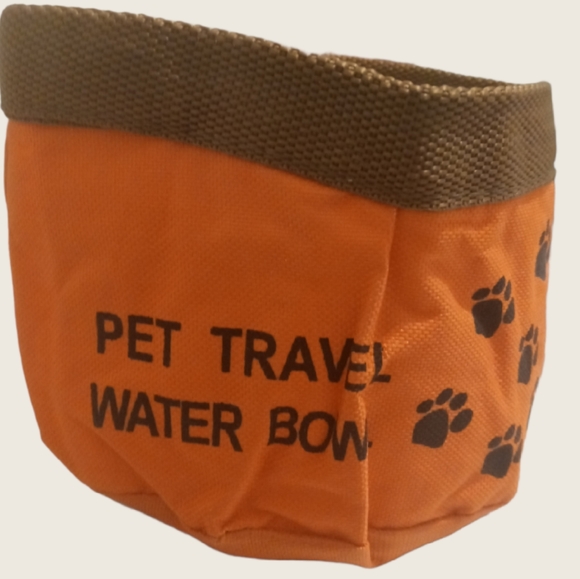🎊HP🎊Pet Travel water Bowl Orange - Picture 4 of 7